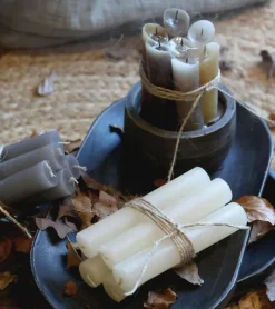 Chic Antique 6 stk. Bedelys, Grøn, 11 cm* Adventsstager|Jul