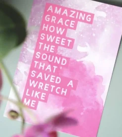 MeAndMyHouse A5 Kort: Amazing Grace* Kort|Papirvarer
