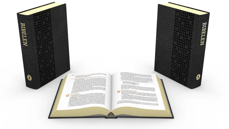 Scandinavia Bibelen på Hverdagsdansk 2015, Ægte læder, Sort* Bibelen På Hverdagsdansk|Bibelen