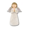 Gilde Blomster engel m. bedende hænder, 12cm* Engle|Jul