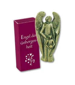 Maria Laach Bronze Engel med barn, Tryghed* Engle|Bolig