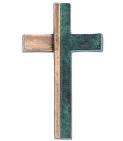BUBE Bronze kors, grøn patineret* Kirker Og Foreninger|Bryllup