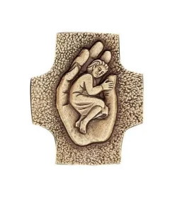 Maria Laach Bronzekors: I Guds hånd* Kirker Og Foreninger|Sorg-bearbejdning