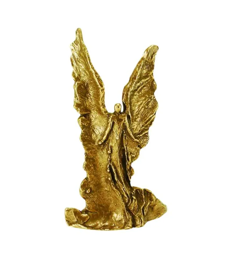Maria Laach Bronzeskulptur, Engel med brusende vinger, 16 cm* Engle|Jul