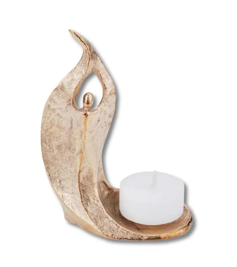 Maria Laach Bronzeskulptur, Engel med fyrfadsstage* Barnedåb|Gave-ideer