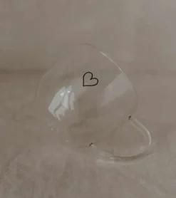 Eulenschnitt Dobbeltvægget glas med hjerte* Mors Dag|Gave-ideer