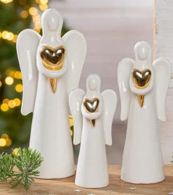 Gilde Engel Gadria, Hvid, 18cm* Engle|Jul