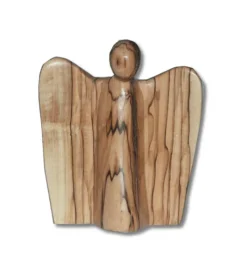 Bethlehem Star Olive Wood Engel i oliventræ, 11 cm* Engle|Bolig