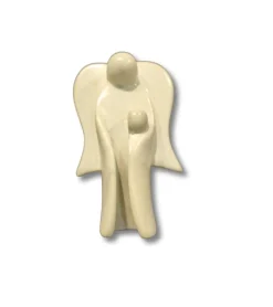 Polanski Fedtsten, Engel med menneske, 8 cm* Konfirmation|Gave-ideer