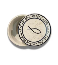 Polanski Fedtsten, Rund æske med låg, ICHTHYS* Bolig