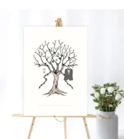 MouseAndPen Fingerprint – Konfirmationstræ med jakkesæt til dreng*Børn Konfirmation|Gave-ideer