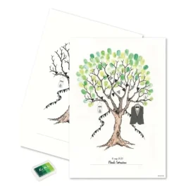 MouseAndPen Fingerprint – Konfirmationstræ med jakkesæt til dreng*Børn Konfirmation|Gave-ideer