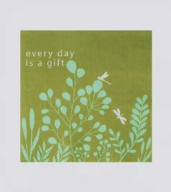 Ru00e4der Design Stories Frokostserviet, Every day is a gift* Servietter Og Pynt|Papirvarer
