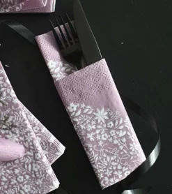 MeAndMyHouse Frokostserviet, FAITH HOPE LOVE, lilla* Servietter Og Pynt|Papirvarer