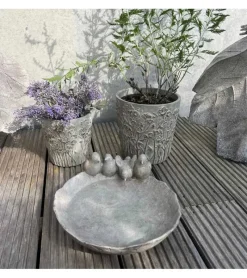 La Vida Fuglebad med fugle* Kirkegården|Sorg-bearbejdning