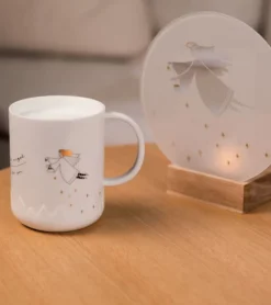 Ru00e4der Design Stories Glas Poetry fyrfadsstage med engel* Julepynt|Jul