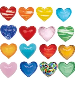 Ru00e4der Design Stories Glashjerte i forskellige farver* Sorggruppe|Kirker Og Foreninger