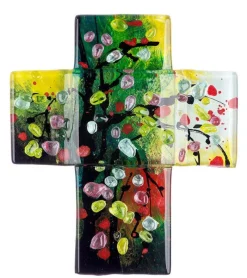 Gilde Glaskors med farver, LILLE* Bryllup|Gave-ideer