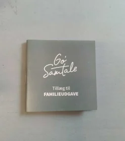 GoSamtale Go’ Samtale, Tillæg til Familieudgave*Børn Familieliv|Bøger Om Livet