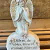 La Vida Gravpynt, Engel på sten med solceller* Kirkegården|Sorg-bearbejdning