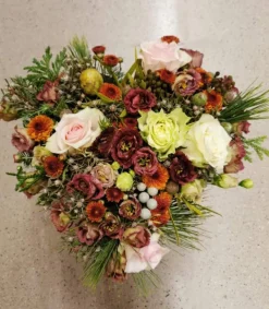 Diverse Gravvase udformet som hjerte i plast, 2 L vand, Grå* Kirker Og Foreninger|Kirkegården