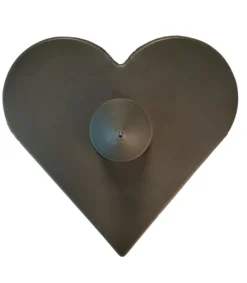 Diverse Gravvase udformet som hjerte i plast, 2 L vand, Grå* Kirker Og Foreninger|Kirkegården