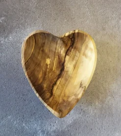 Bethlehem Star Olive Wood Hjerteskål i oliventræ* Mors Dag|Gave-ideer