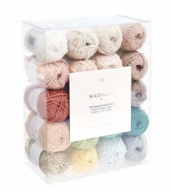 Rico Design Hækle Garn til Julekrybbe, Ricorumi Sæt med 20 nøgler* Diy Gør-det-selv|Bolig