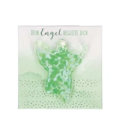 BUBE Hånd glas engel, grøn* Konfirmation|Gave-ideer