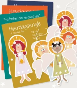 Josephine Blay Hverdagsengel Klip-ud, gul kjole* Dåbshilsner|Kirker Og Foreninger