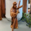 Bethlehem Star Olive Wood Jesus med korset, Oliventræ, 15 cm* Figurer & Skulpturer|Bolig