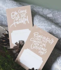 MeAndMyHouse Julegavemærker brun/kobber – 10-pak* Jul|Højtider