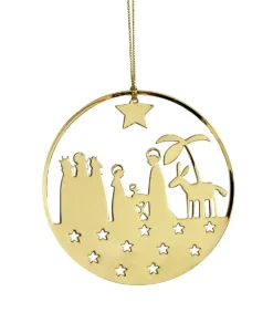 Pluto Julenat, krybbespils ophæng, guld* Kalendergaver|Jul