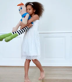 Josephine Blay KAI dukke, blå, 100 cm*Børn Kirker Og Foreninger|Barnedåb