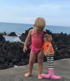 Josephine Blay KAI dukke, orange, 60 cm*Børn Kirker Og Foreninger|Barnedåb