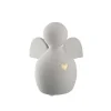 Gilde Keramik Engel, Grå, 14 cm* Figurer & Skulpturer|Bolig