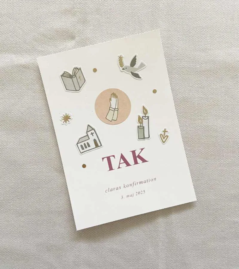 Rico Design Klistermærke Sæt, Dåb og konfirmation* Servietter Og Pynt|Papirvarer