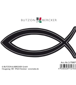 BUBE Klistermærke til bilen – sort fisk* Papirvarer|Accessories