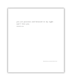 MeAndMyHouse Kvadratisk Postkort: Love you* Kort|Papirvarer