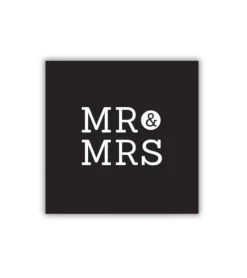 MeAndMyHouse Kvadratisk Postkort: Mr & Mrs* Kort|Papirvarer