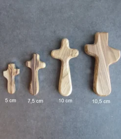 Bethlehem Star Olive Wood Lommekors i Oliventræ – 7 cm* Konfirmationshilsner|Kirker Og Foreninger