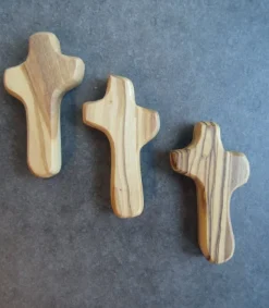 Bethlehem Star Olive Wood Lommekors i Oliventræ – 5 cm* Konfirmationshilsner|Kirker Og Foreninger