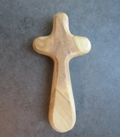 Bethlehem Star Olive Wood Lommekors i Oliventræ, 10 cm* Konfirmationshilsner|Kirker Og Foreninger