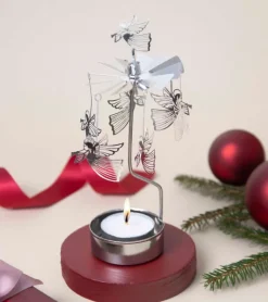 Pluto Lysspil med Engle, sølv* Julepynt|Jul