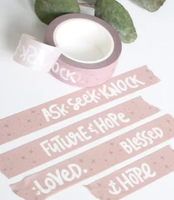 MeAndMyHouse Masking Tape: Future & hope, Rosa* Papirvarer|Masking Tape