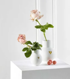 Ru00e4der Design Stories Mini-Kuglevase Guld Hjerte, 9 cm* Mors Dag|Gave-ideer