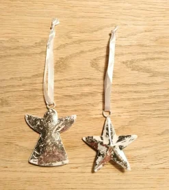 Andre Ophæng, Engel, hvid og sølv* Julepynt|Jul