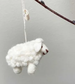 Gry And Sif Ophæng Får Mini, Hvid – Gry & Sif* Påske|Højtider