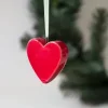 Pluto Ophæng, Rødt hjerte i porcelæn* Juleophæng|Jul
