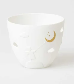 Ru00e4der Design Stories Poesi stage, Engel med måne, Hvidt porcelæn* Julepynt|Jul